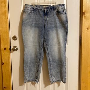 Catos high rise straight leg jeans sz 18W